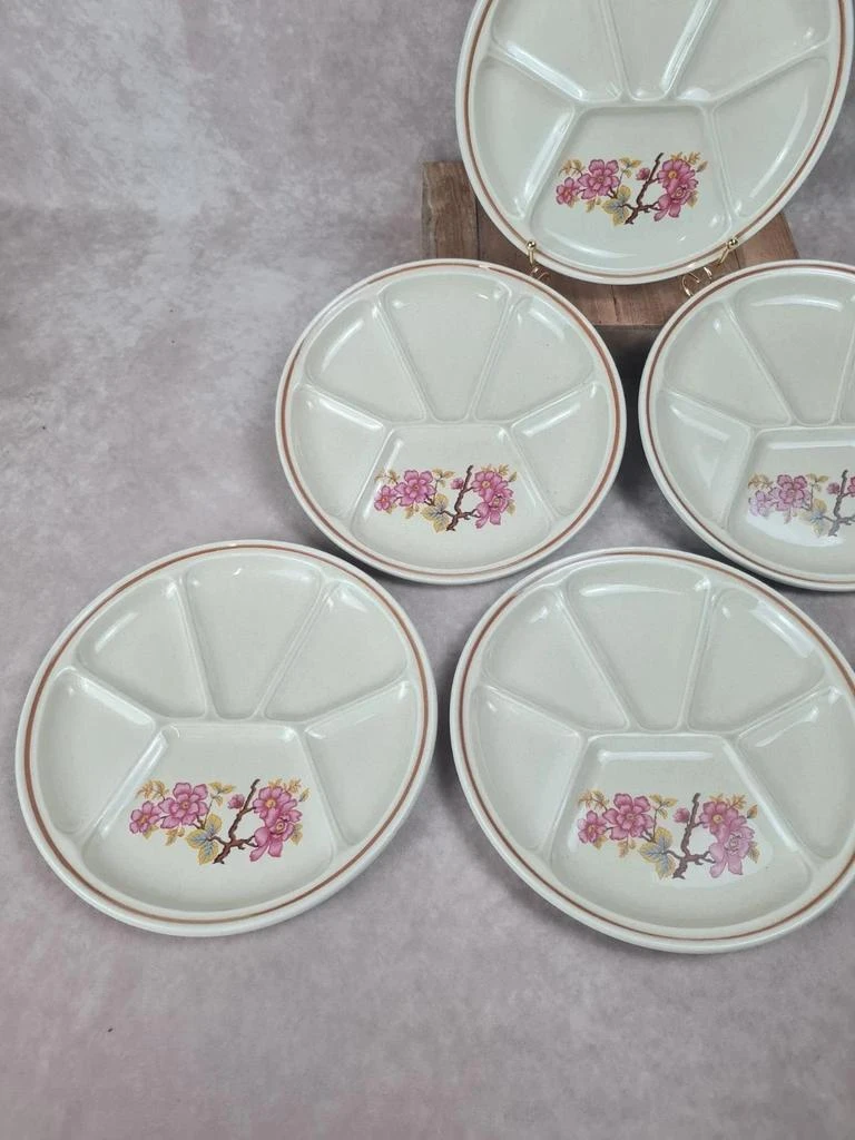 Platos compartimentados Gien vintage 🌸 Juego de 6 – photo 3